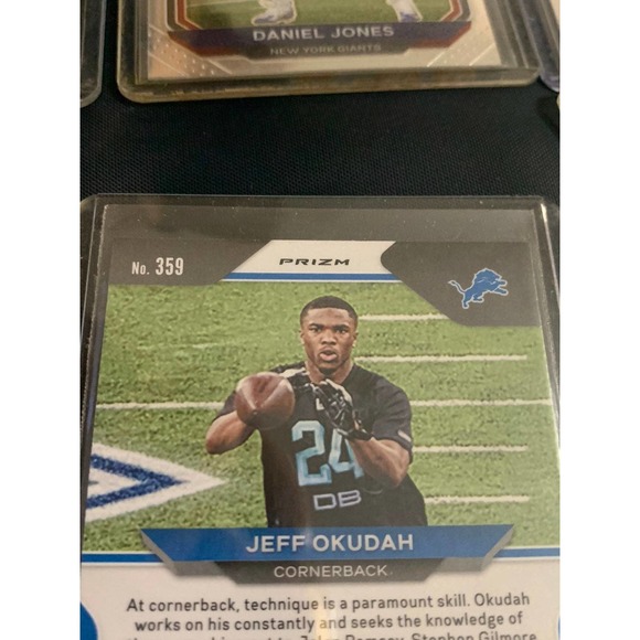 2020 Prizm Jeff‎ Okudah RC Checkerboard - Picture 5 of 8